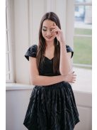 Wavy sukňa - čierna