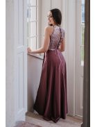 Mallow – staroružová maxi sukňa