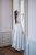 Spruce - biele maxi šaty s čipkovaným topom bez chrbta