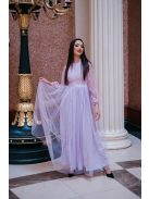 Graceful - fialové čipkované mini šaty
