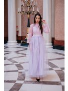 Graceful - fialové čipkované mini šaty