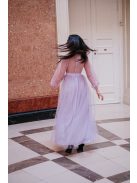 Graceful - fialové čipkované mini šaty