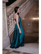  Abigél Velvet – zelené velúrové maxi šaty