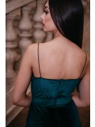  Abigél Velvet – zelené velúrové maxi šaty