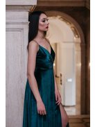  Abigél Velvet – zelené velúrové maxi šaty 