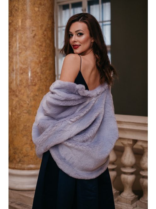 Classy – tmavomodré maxi šaty s V-výstrihom