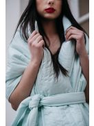 Prešívaná štóla/pelerína - mentolová