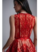 Alexa - mini šaty obohatené čipkou a saténom