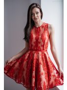 Alexa - mini šaty obohatené čipkou a saténom