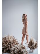 Roxana - flitrované mini šaty vo farbe šampanského