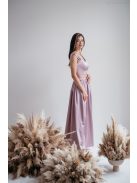 Rebeka - staroružový saténový crop top