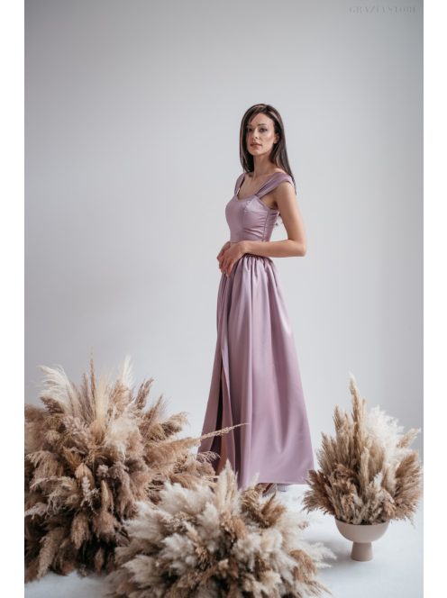 Rebeka – staroružová saténová sukňa