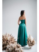 Imola - Zelené maxi šaty na špagetových  ramienkach