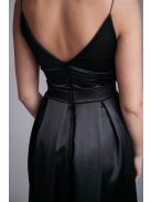 Zenina - Čierne maxi šaty s výstrihom do V