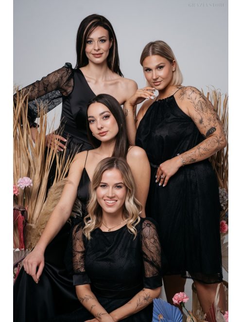 Čierna čipka one-size