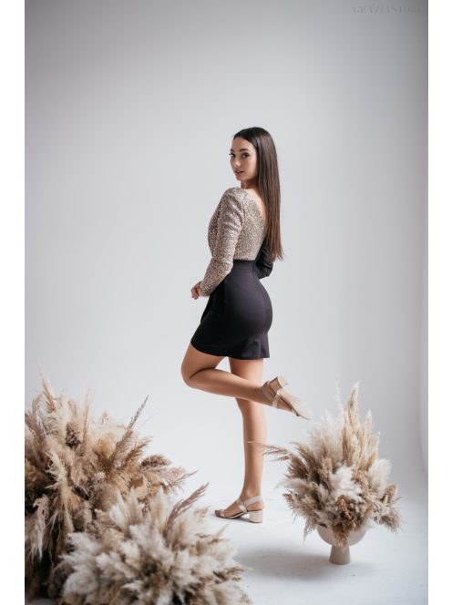 Gréta - asymetrické mini šaty