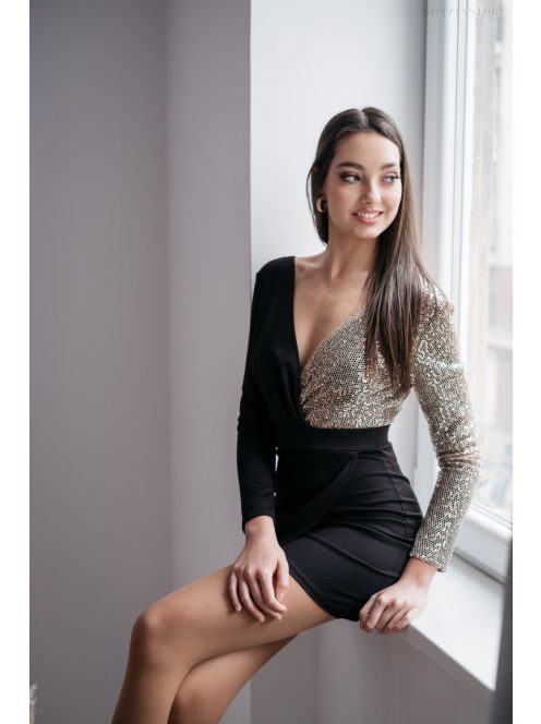 Gréta - asymetrické mini šaty