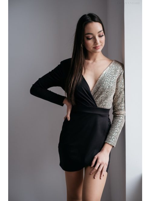 Gréta - asymetrické mini šaty