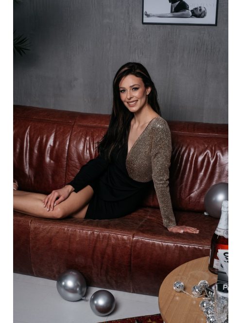 Gréta - asymetrické mini šaty