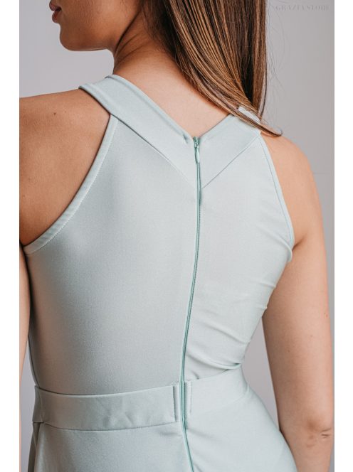 Eliza - nefritovo zelené špeciálne maxi šaty z elastického materiálu