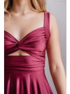 Zoe - maxi šaty z elastického materiálu vo farbe bolero