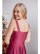 Zoe - maxi šaty z elastického materiálu vo farbe bolero