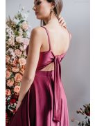 Dália - maxi šaty so šibalským chrbtom z elastického materiálu, vo farbe bolero.