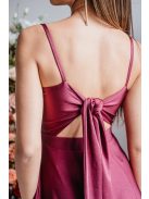 Dália - maxi šaty so šibalským chrbtom z elastického materiálu, vo farbe bolero.