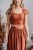 Rebeka - crop top z elastického materiálu, vo farbe dattero