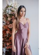 Gitta - maxi  šaty so špeciálnym riešením chrbta, v supernatural farbe