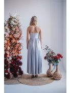 Hanna -  maxi šaty s výstrihom do V, vo filigránovej farbe