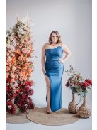 Helén - maxi šaty s asymetrickým topom, vo farbe isola 