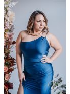 Helén - maxi šaty s asymetrickým topom, vo farbe isola 