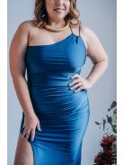 Helén - maxi šaty s asymetrickým topom, vo farbe isola 