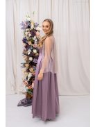 Pandóra - tylový plášť so štrasovými kamienkami, v staroružovej farbe