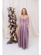 Pandóra - tylový plášť so štrasovými kamienkami, v staroružovej farbe