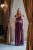 Rebeka - nariasená maxi sukňa, z lesklého, plisovaného materiálu, vo fialovo bordovej farbe