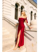 Heni – off-shoulder alkalmi ruha masnis részlettel shanghai színben