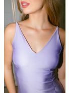 Annabella – poetry színű elasztikus maxi ruha V dekoltázzsal és hátkivágással